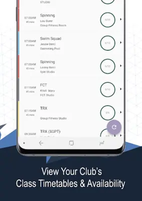 GymMaster android App screenshot 3